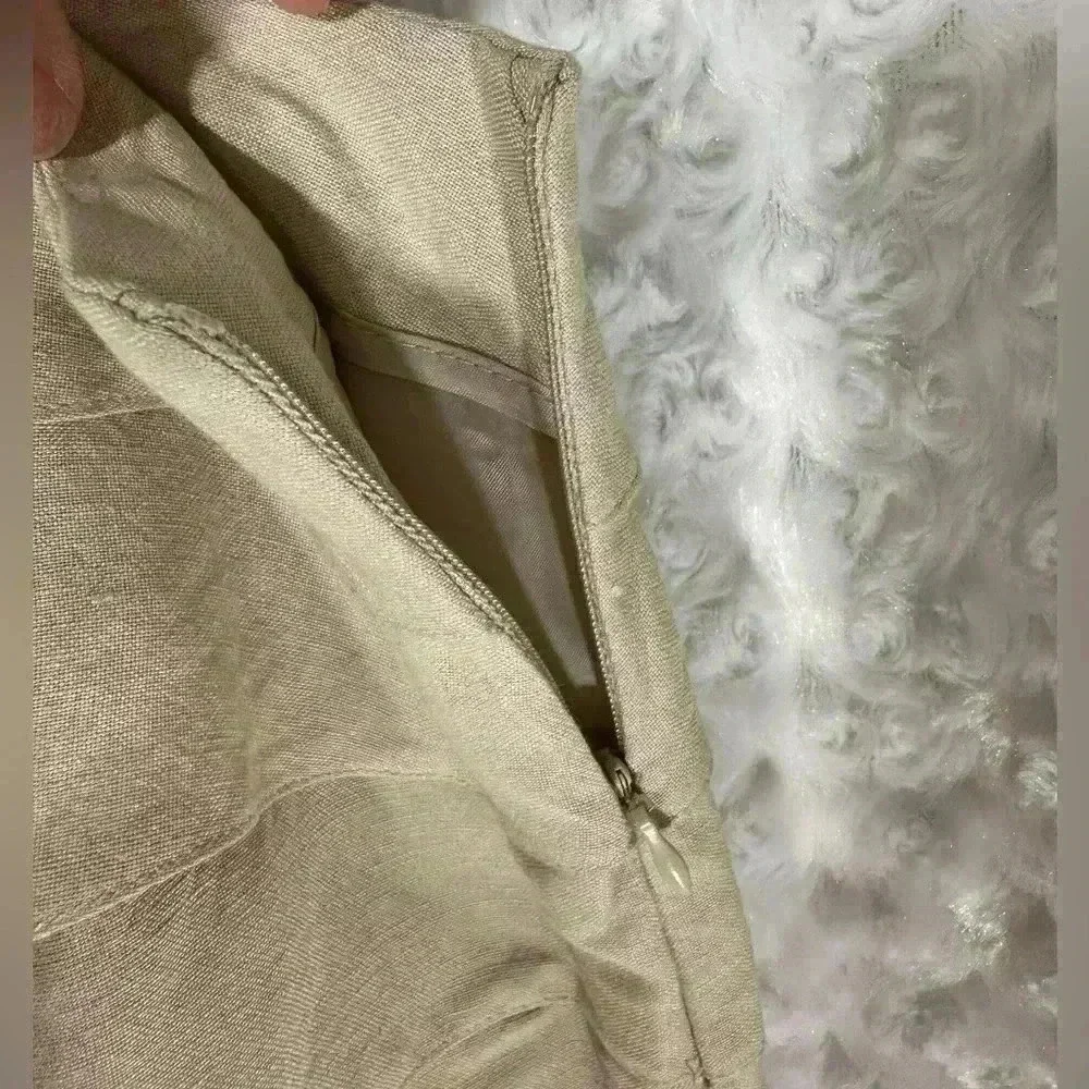 Larry Levine Womens‎ Cream Ruffle Skirt